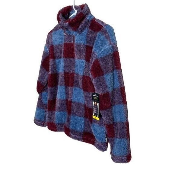 EDDIE Bauer Quest Plush Fleece 1/2-Zip - Print Size Small - Picture 4 of 13